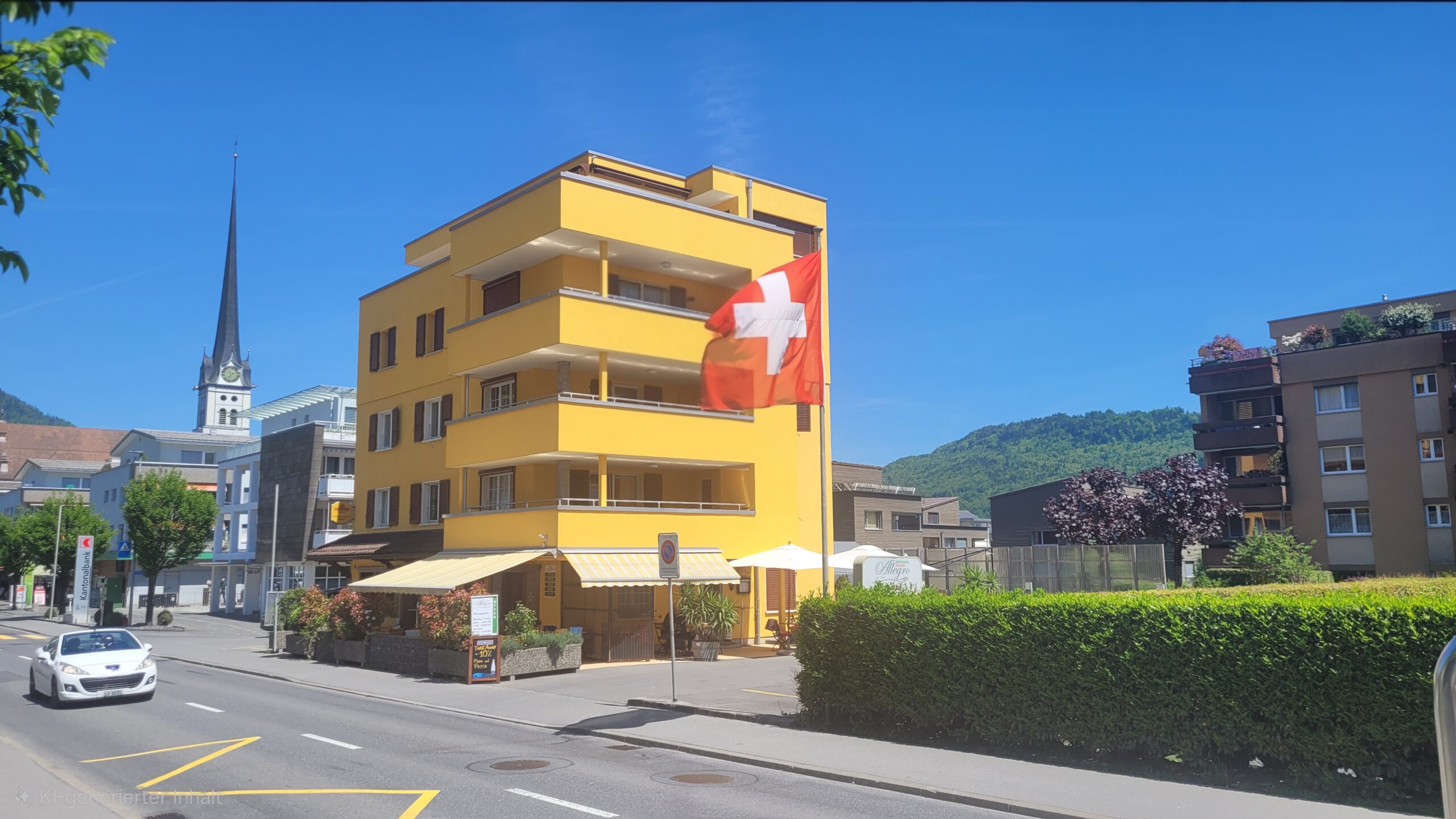 Fasadensanierung Wohn- und Gewerbehaus Alpnach Dorf